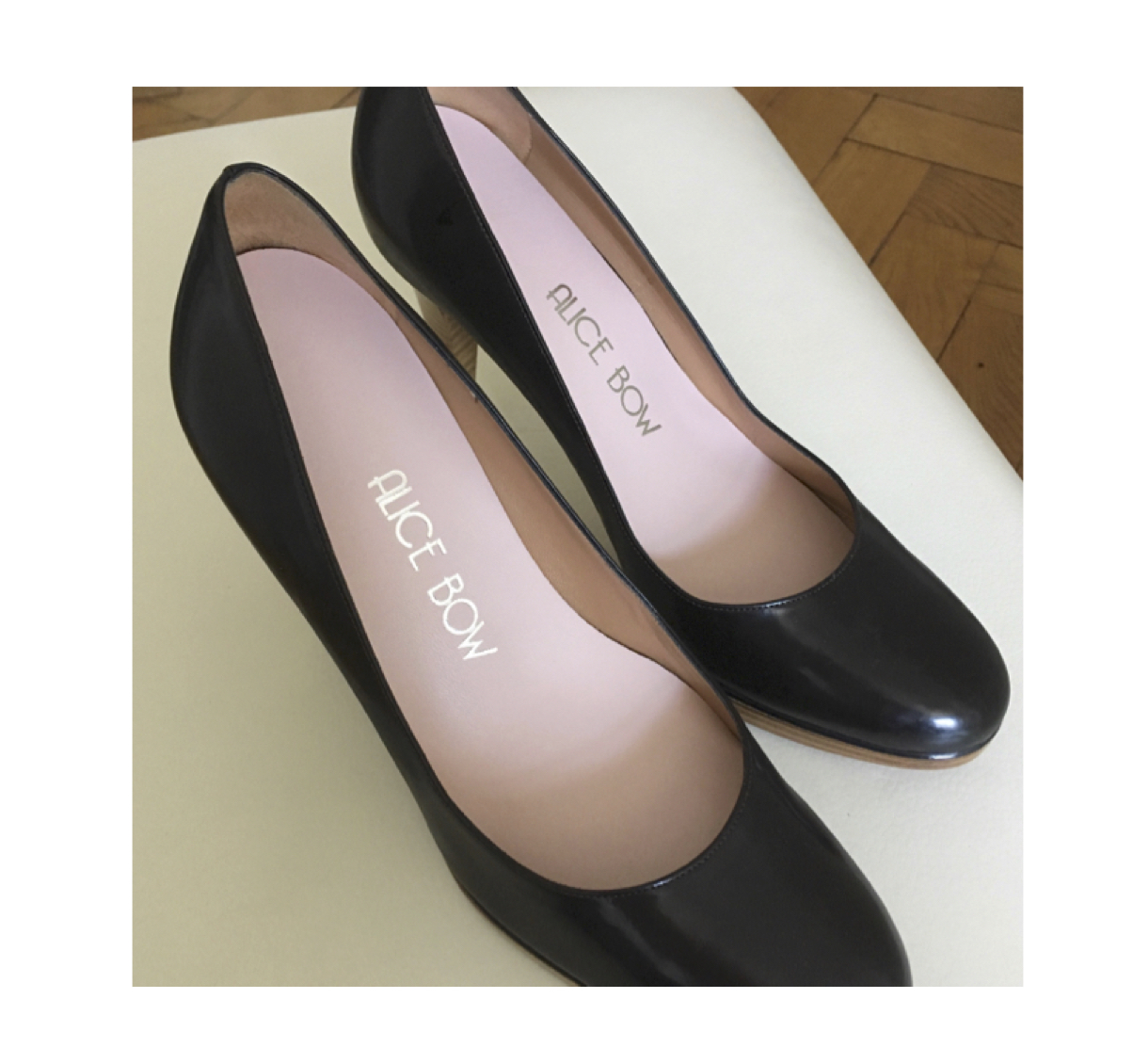 High_Shoe_Insole_Light_Pink_Alice_Bow_wShoe Alice Bow INSOLES HIGH HEELS Einlagen für Pumps, Light Ballet Pink
