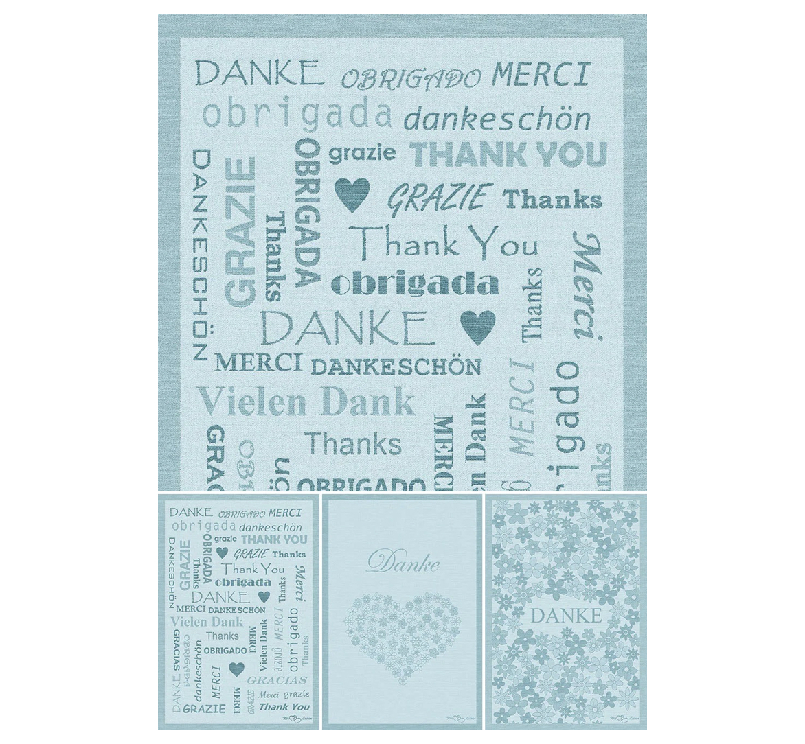 danke_geschirrtuch_3er-set_tuerkis_eugen_-belh-r eugen ubelhör DANKE GLASS TOWELS Leinen-/Baumwoll-Gläsertücher, 3er Set, türkis