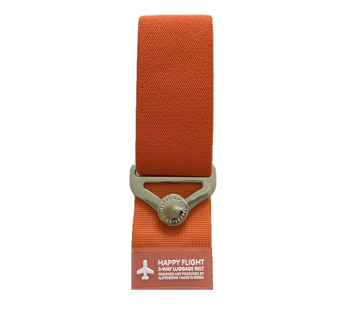 Alife Design HAPPY FLIGHT 2-WAY LUGGAGE BELT Koffergürtel, orange