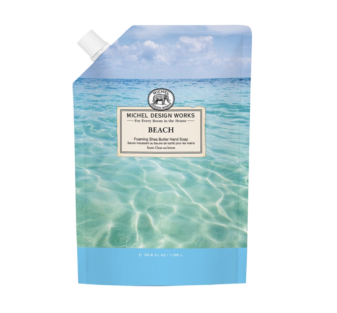FOA189R_The_Beach_Handseife_Refill_Michel_Design_Works Michel Design Works THE BEACH FOAMING HAND SOAP REFILL Schaumseife-Nachfüllpackung 1,050 ml