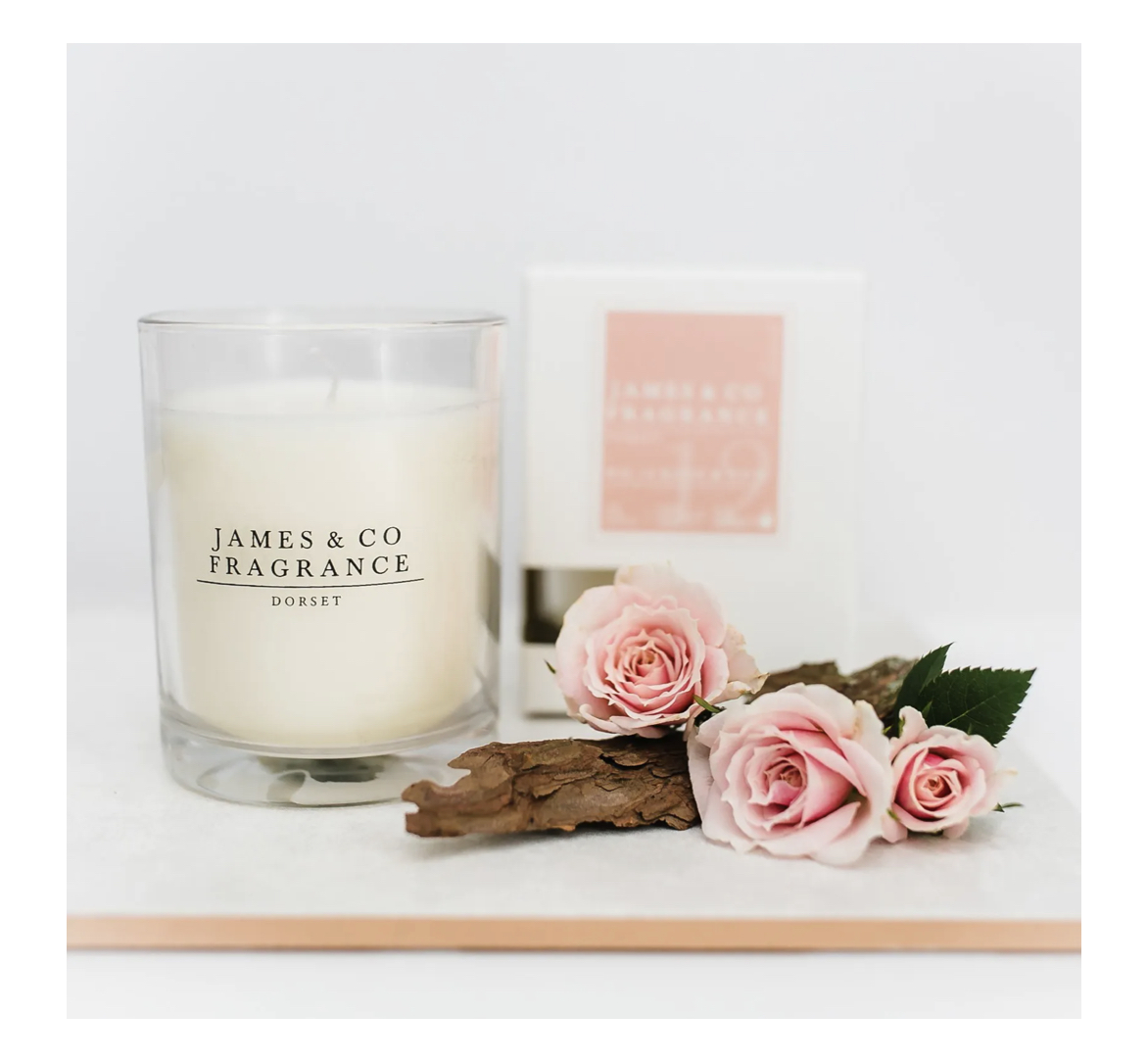 No12_Rose_Oud_Duftkerze_35_James_Co James & Co NO.12 ROSE & OUD LUXURY SCENTED JAR CANDLE Duftkerze im Glas