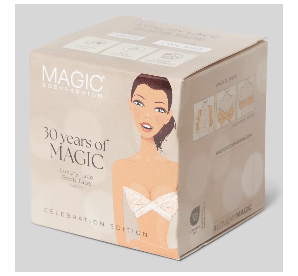 35BTL_Luxury_Lace_Boob_Tape_200weiss_Magic_Bodyfashion1 Magic Bodyfashion LUXURY LACE BOOB TAPE Spitzenlook-Brusttape Weiss 35BTL 200