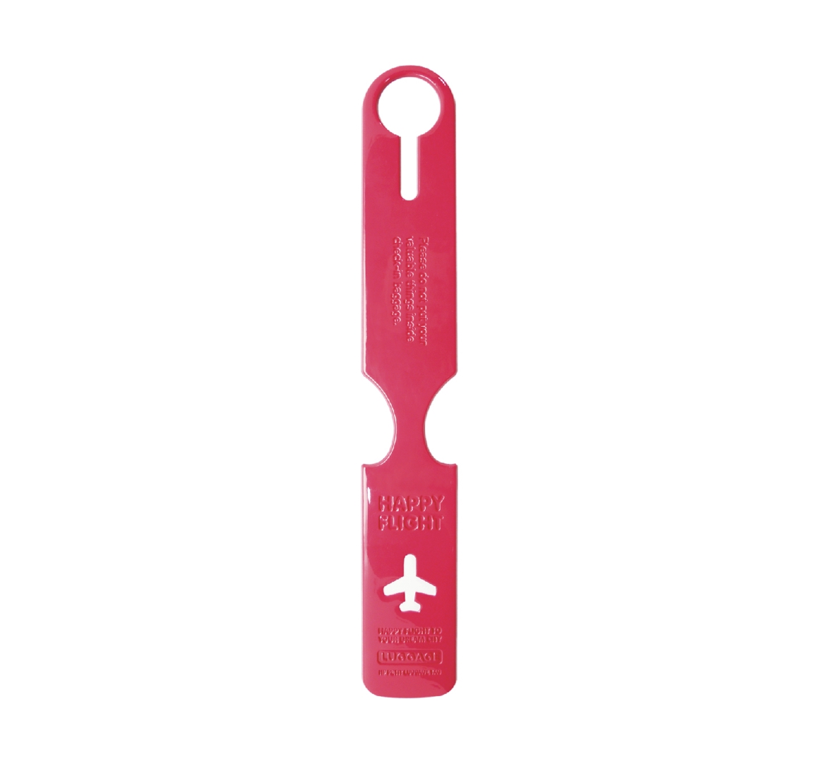 Luggage_Tag_Petit_Happy-Flight_pink_Alife_Design2 Alife Design HAPPY FLIGHT  PETIT LUGGAGE TAG Gepäckanhänger pink