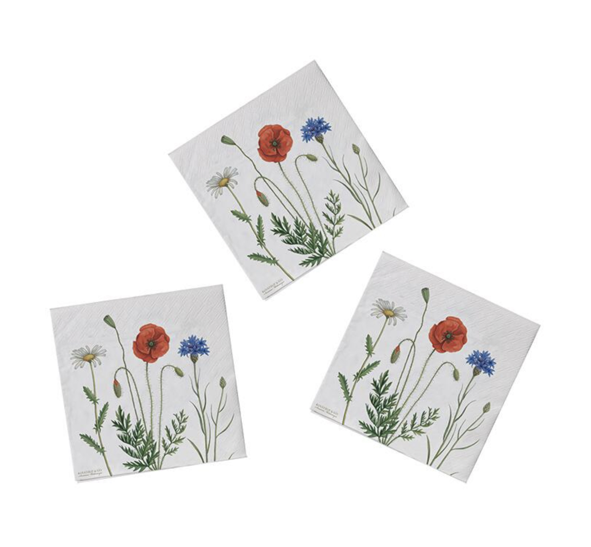 Hecke_Servietten_KoustrupCo Koustrup Co HEDGEROW 3-lagige Servietten 20er Pack
