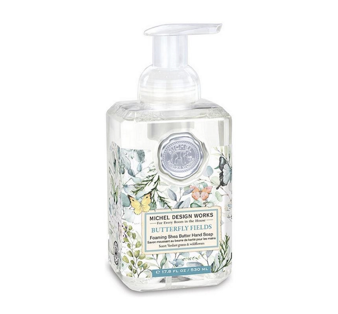 FOA439_Butterfly_Fields_Schaumseife_MDW1 Michel Design Works BUTTERFLY FIELDS FOAMING HAND SOAP Sheabutter-Handseife Schaumseife