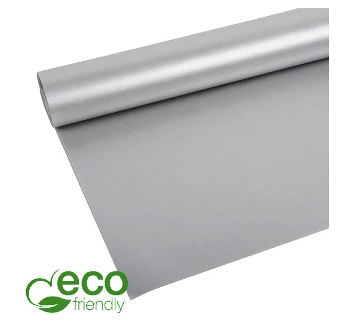 Seidenpapier_antiksilber FSC® TISSUE PAPER Umweltfreundliches Seidenpapier, 50 x 70 cm Silber, gerollt
