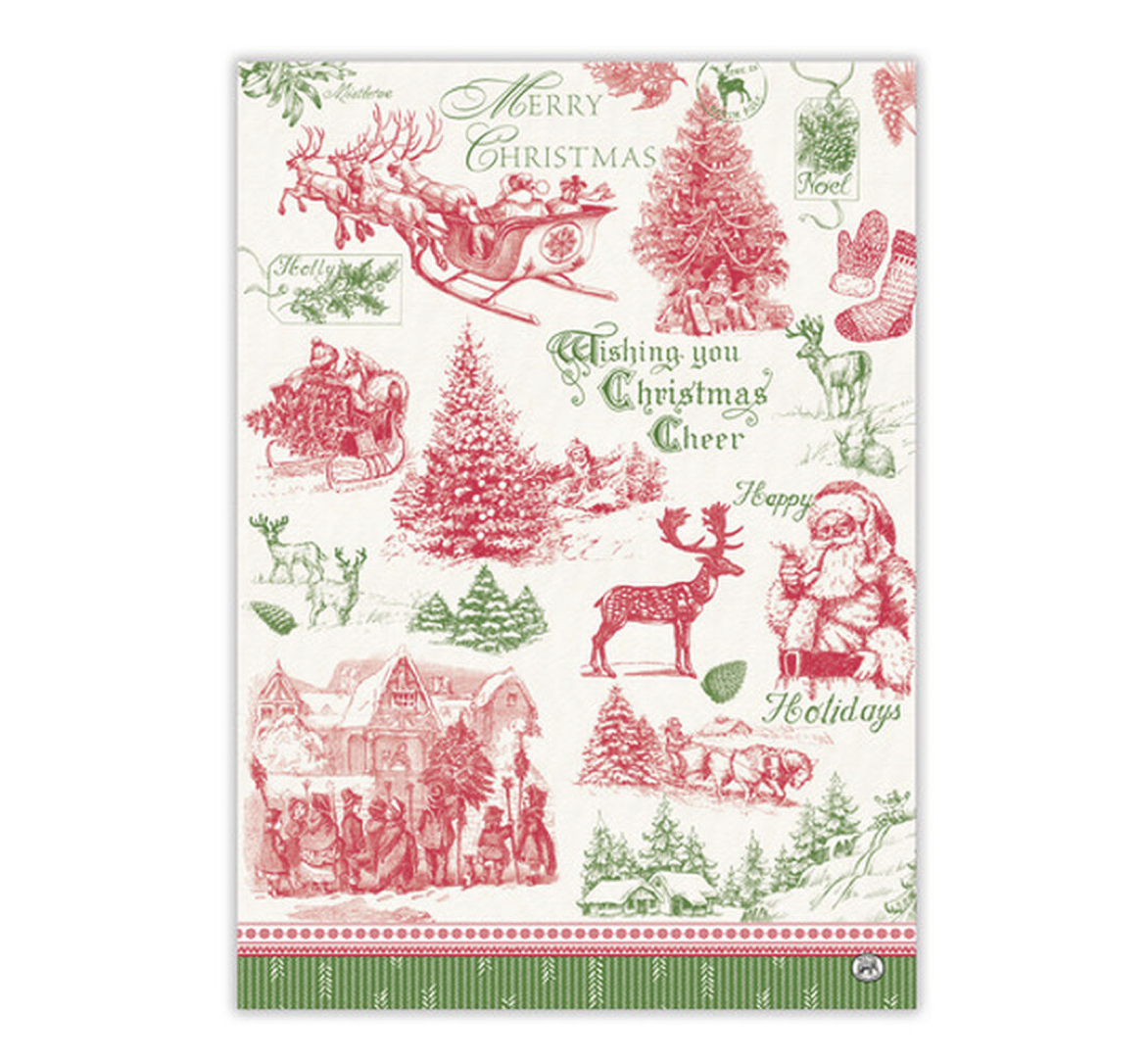 TOW396_Its_Christmastime_Geschirrtuch_Michel_Design_Works Michel Design Works Küchentuch IT'S CHRISTMASTIME TOW396