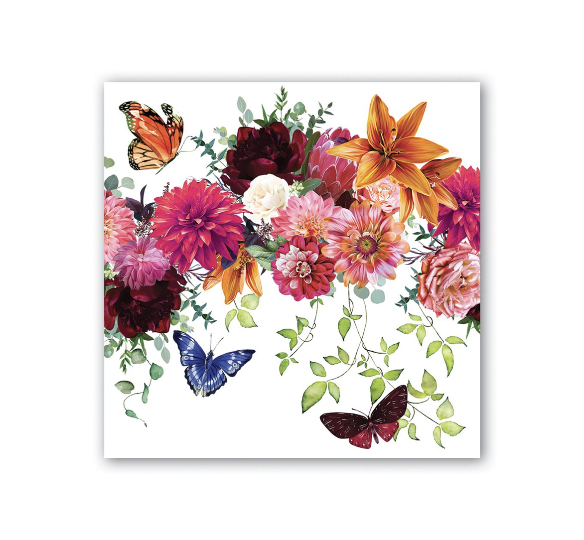 NAPL355_Sweet_Floral_Melody_Lunch_Servietten Michel Design Works SWEET FLORAL MELODY Servietten