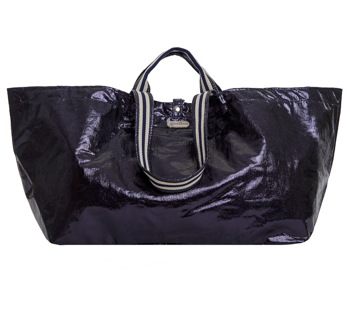 Brasi Brasi BIGGER&STRIPE XXL-Shopper Glitter Dark Blue