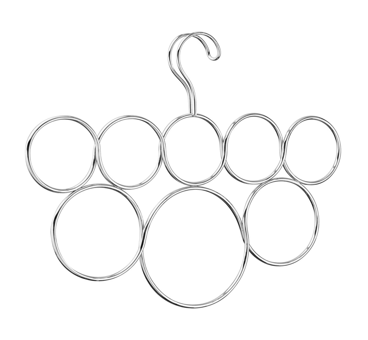 06730_8_loop_Scarf_Holder_iDesign iDesign CLASSICO 8 LOOP SCARF HOLDER 06730EU Verchromter Schal-Bügel