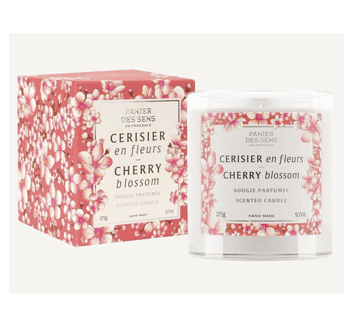 Cherry_Blossom_Kirschbluete_Scented_Candle_Duftkerze_Panier_des_Sens Panier des Sens CHERRY BLOSSOM SCENTED CANDLE Kirschblüte Duftkerze im Glas 275 g