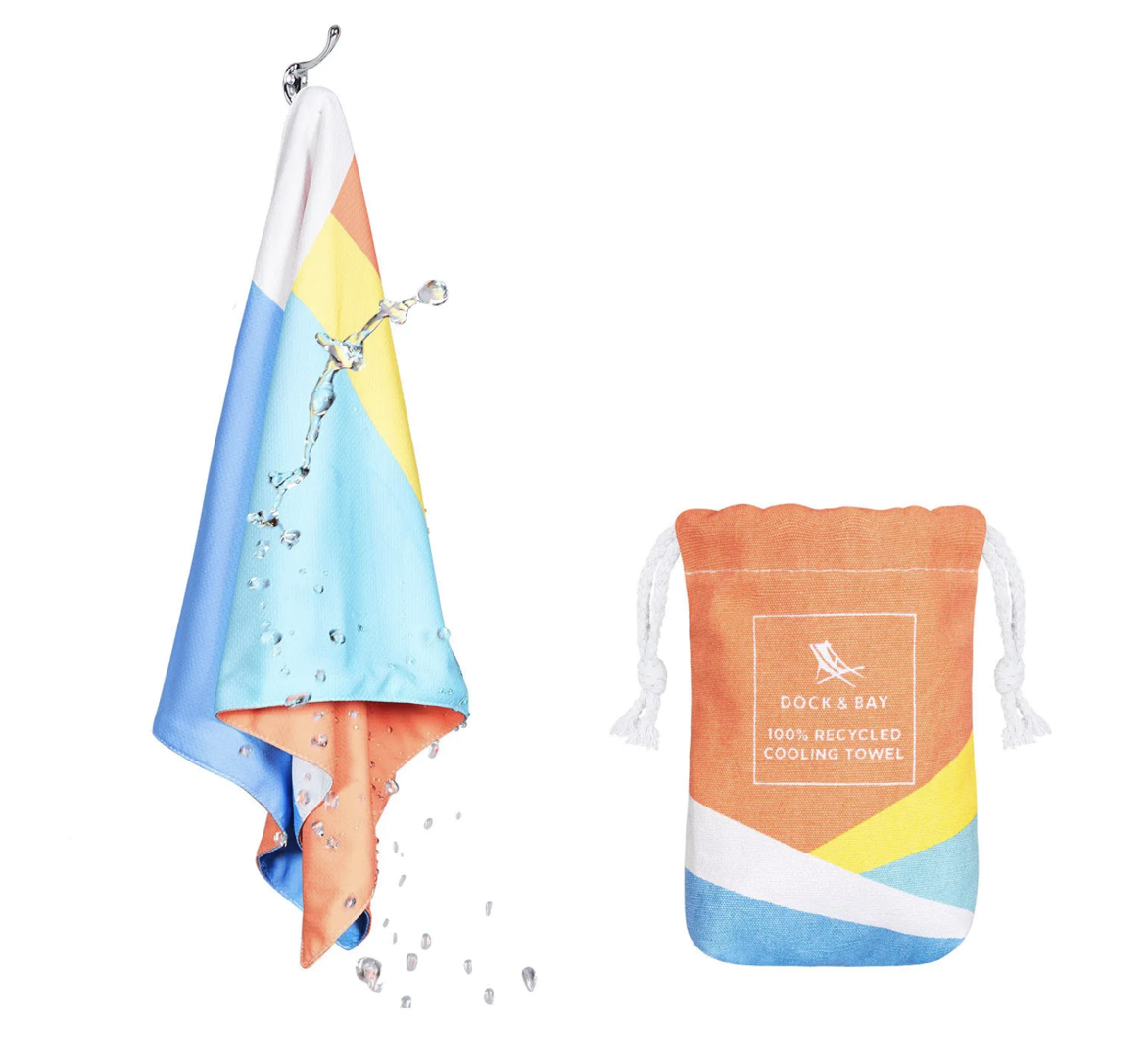 Cooling_Go_Faster_Tuch_Dock_Bay Dock & Bay COOLING GO FASTER TOWEL TEMPO BRIGHTS Kühlendes Handtuch