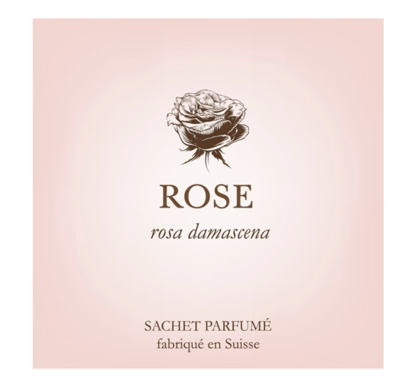 LAROMA Switzerland DAMASK ROSE FRAGRANCE SACHET Damaszener-Rose Duftsachet