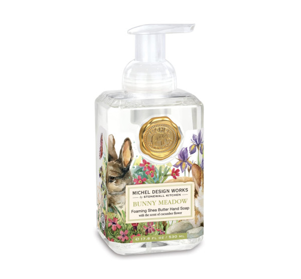 Michel Design Works FOAMING HAND SOAP BUNNY MEADOW Sheabutter-Handseife Schaumseife