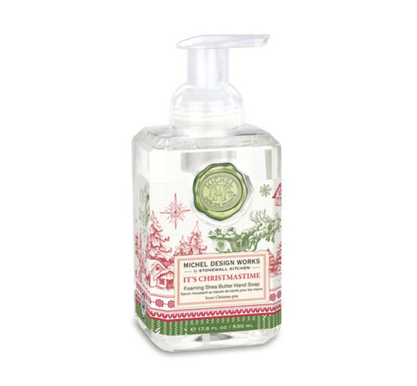 Michel Design Works IT'S CHRISTMASTIME FOAMING HAND SOAP Sheabutter-Handseife Schaumseife 