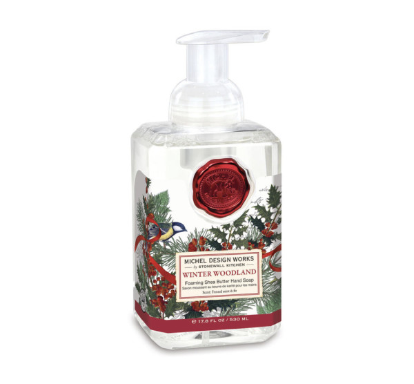 Michel Design Works WINTER WOODLAND FOAMING HAND SOAP Sheabutter-Handseife Schaumseife 