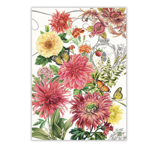 Michel Design Works Kitchen Towel Geschirrtuch DAHLIAS TOW418