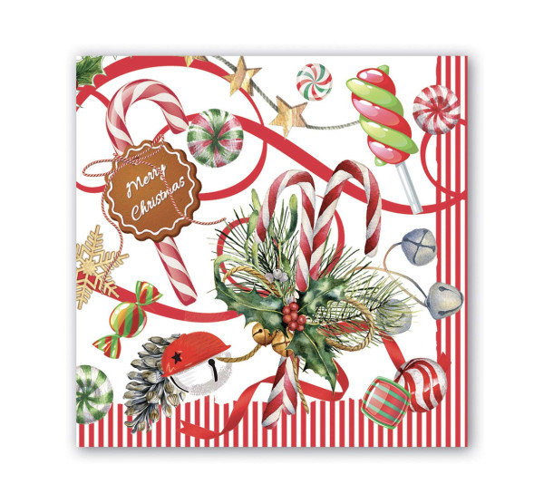 Michel Design Works PEPPERMINT LUNCHEON NAPKINS Servietten