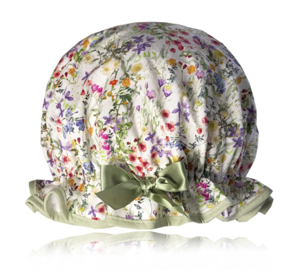 Dilly Daydream WILD MEADOW SHOWER CAP Duschhaube grün